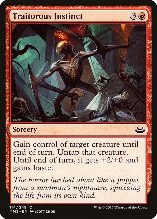 0114 Traitorous Instinct C Modern Masters 2017