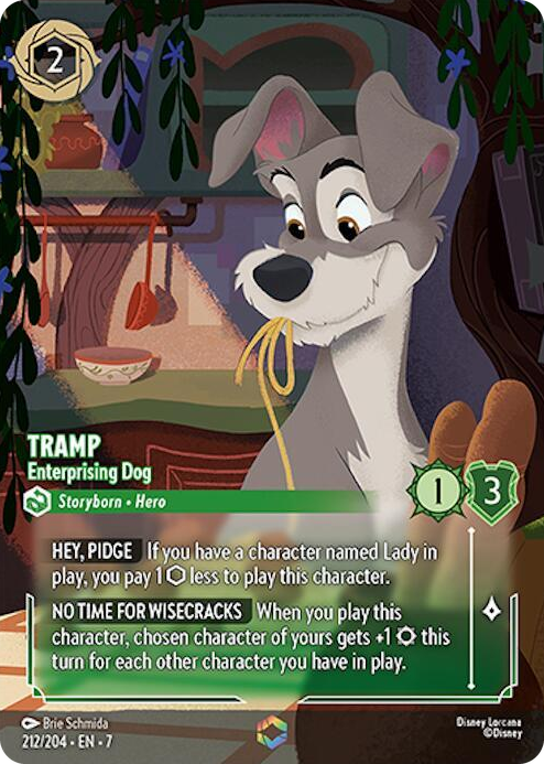 0212 Tramp - Enterprising Dog (Enchanted) Enchanted Archazia's Island