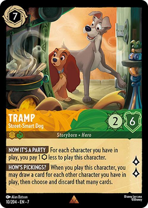 0010 Tramp - Street-Smart Dog Rare Archazia's Island