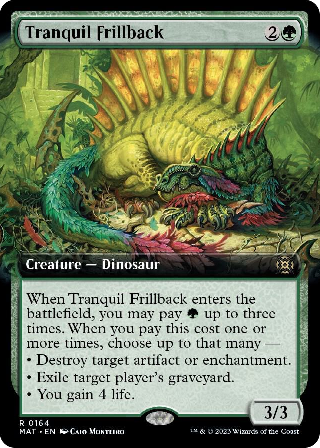 0164 Tranquil Frillback (Extended Art) R March of the Machine: The Aftermath
