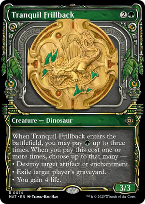 0074 Tranquil Frillback (Showcase) R March of the Machine: The Aftermath