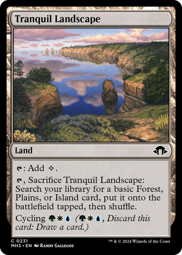 0231 Tranquil Landscape C Modern Horizons 3