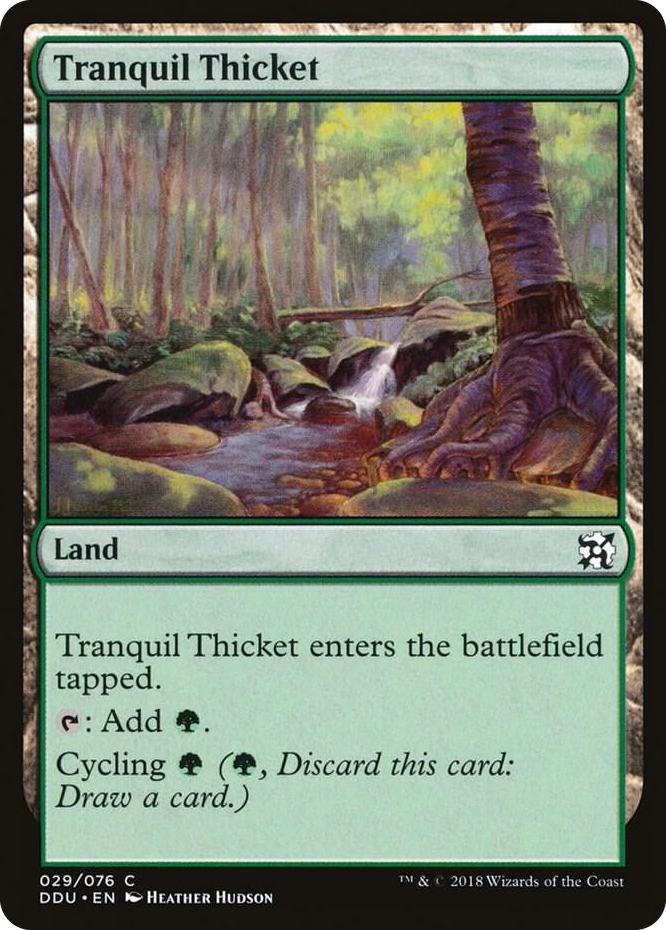 0029 Tranquil Thicket C Duel Decks: Elves vs. Inventors