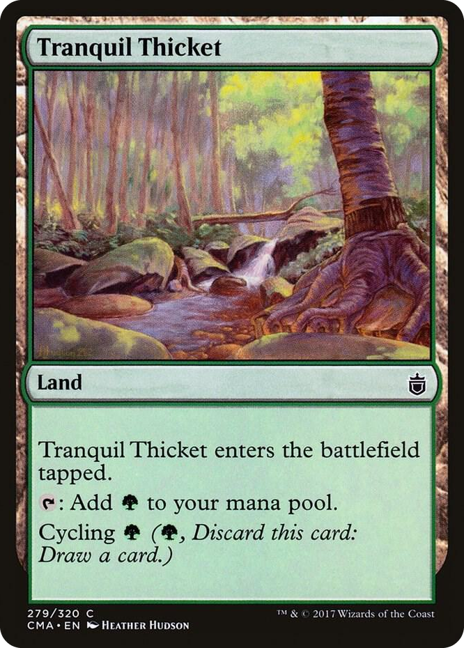 Tranquil Thicket #279 C - Commander Anthology Pokemon card