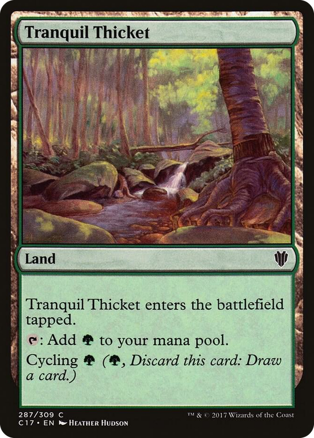 0287 Tranquil Thicket C Commander 2017