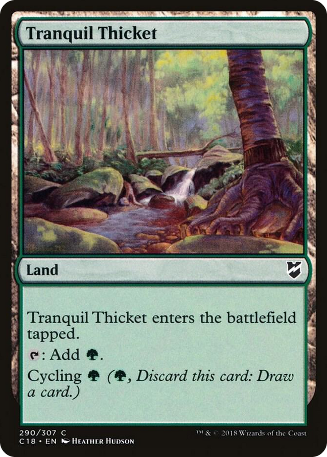 0290 Tranquil Thicket C Commander 2018
