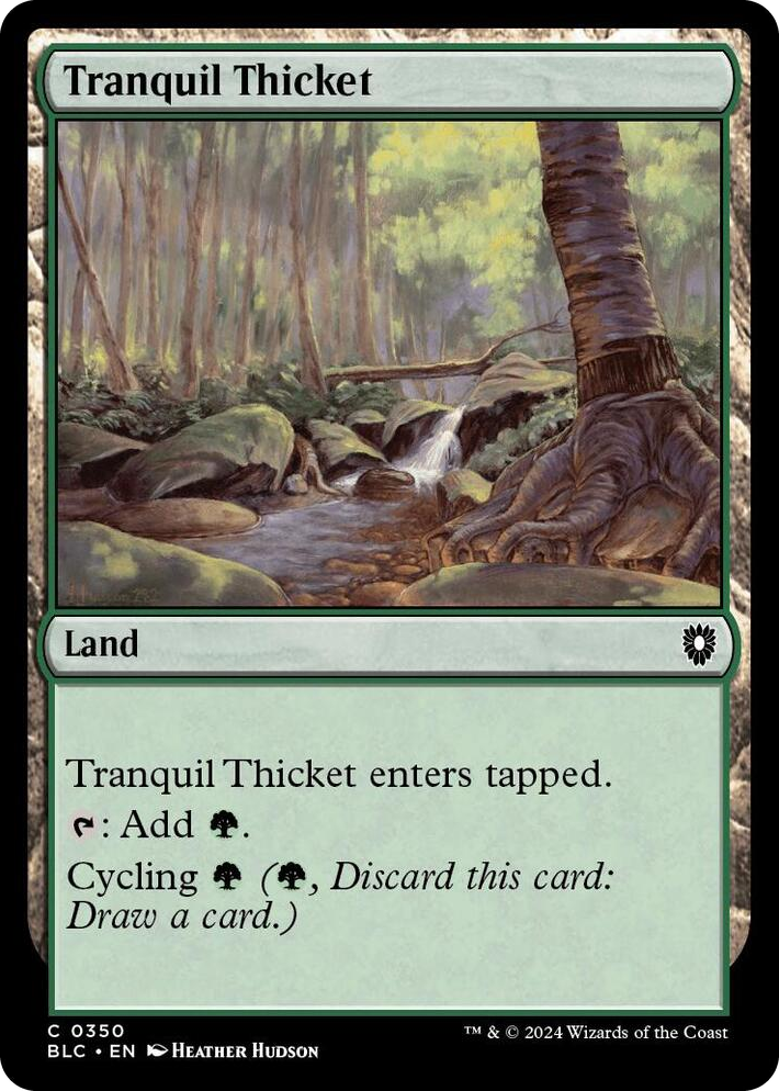 0350 Tranquil Thicket C Commander: Bloomburrow