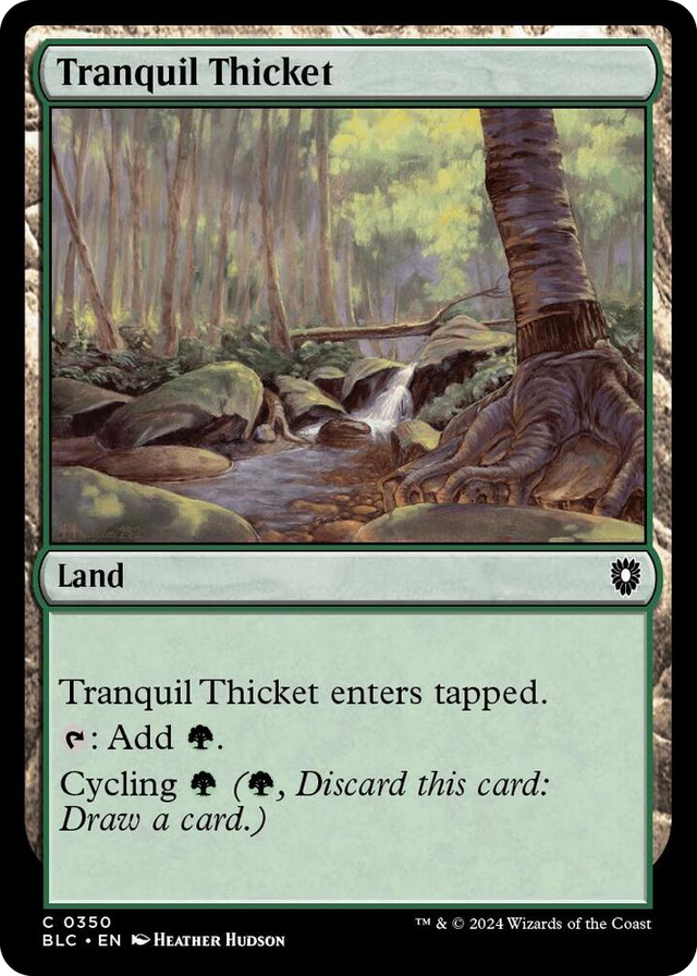 0350 Tranquil Thicket C Commander: Bloomburrow