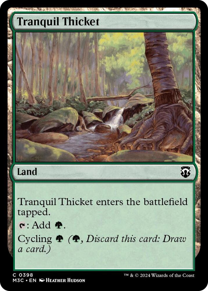 0398 Tranquil Thicket C Commander: Modern Horizons 3