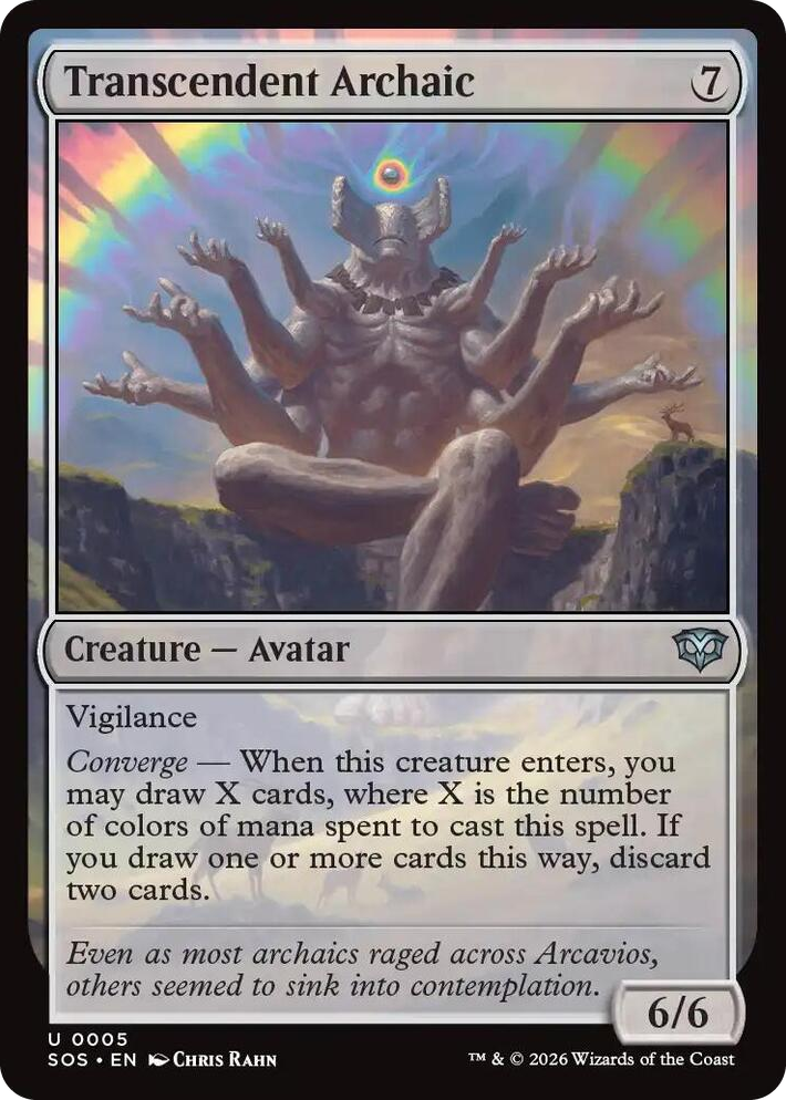 0005 Transcendent Archaic U Secrets of Strixhaven