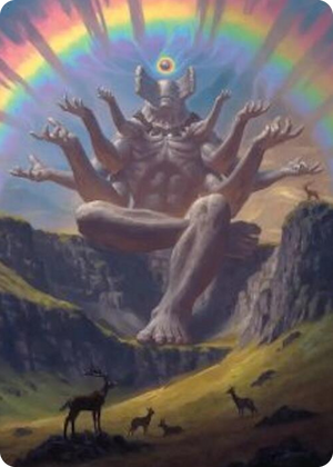 0001 Transcendent Archaic Art Card S Art Series: Secrets of Strixhaven