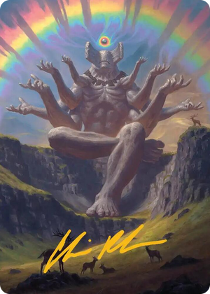 0001 Transcendent Archaic Art Card (Gold-Stamped Signature) S Art Series: Secrets of Strixhaven