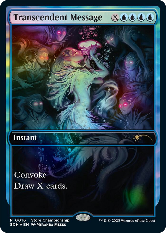 0016 Transcendent Message P Game Day & Store Championship Promos