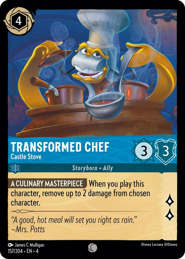 0157 Transformed Chef - Castle Stove Common Ursula's Return