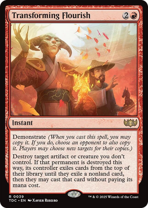 0039 Transforming Flourish R Commander: Tarkir: Dragonstorm