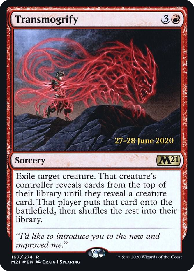 Transmogrify #167 R - Prerelease Cards Pokemon card