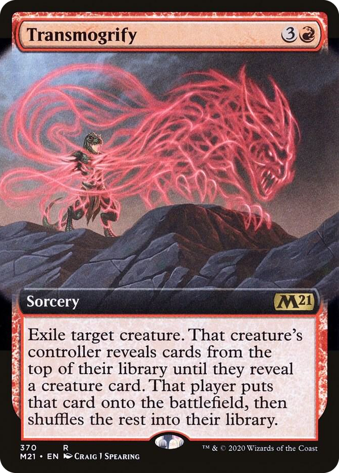 0370 Transmogrify (Extended Art) R Core Set 2021