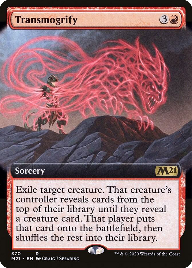 0370 Transmogrify (Extended Art) R Core Set 2021
