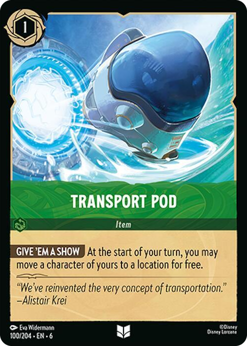 0100 Transport Pod Uncommon Azurite Sea