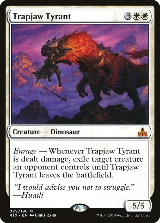 0029 Trapjaw Tyrant M Rivals of Ixalan