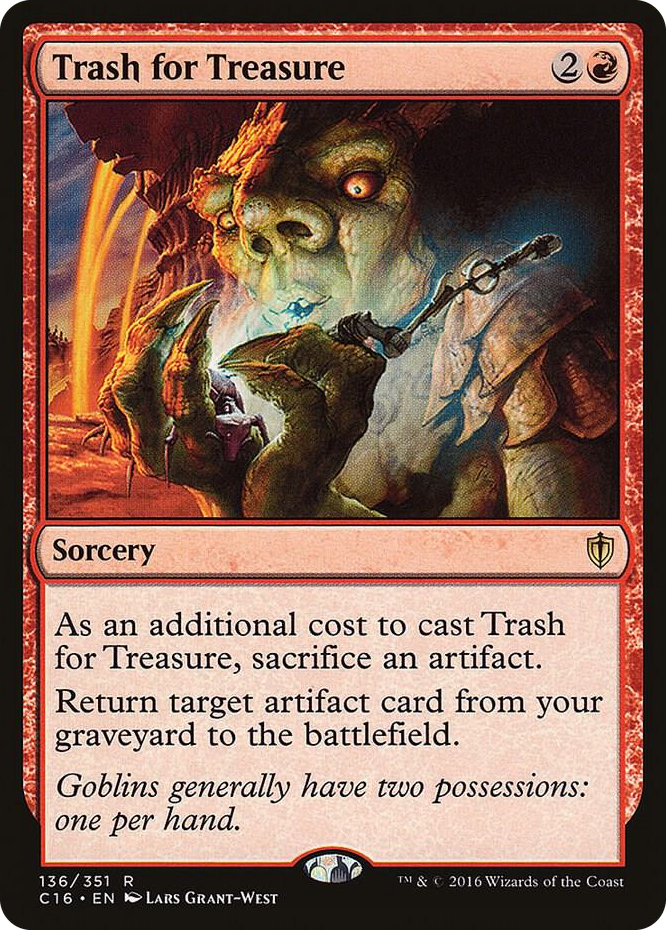 Trash for Treasure #136 R - Commander 2016 Pokemon card