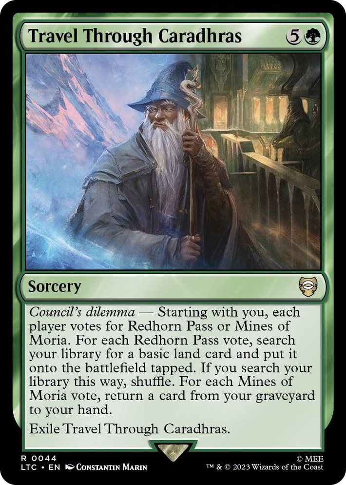 0044 Travel Through Caradhras R Commander: The Lord of the Rings: Tales of Middle-earth