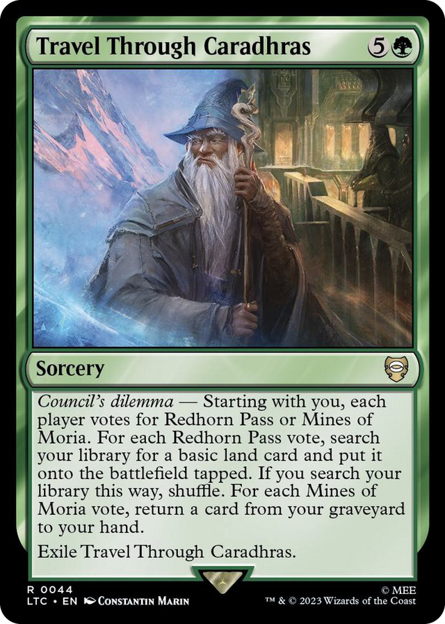 0044 Travel Through Caradhras R Commander: The Lord of the Rings: Tales of Middle-earth