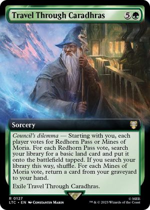 0127 Travel Through Caradhras (Extended Art) R Commander: The Lord of the Rings: Tales of Middle-earth