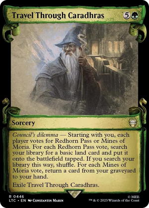 0446 Travel Through Caradhras (Showcase Scrolls) R Commander: The Lord of the Rings: Tales of Middle-earth