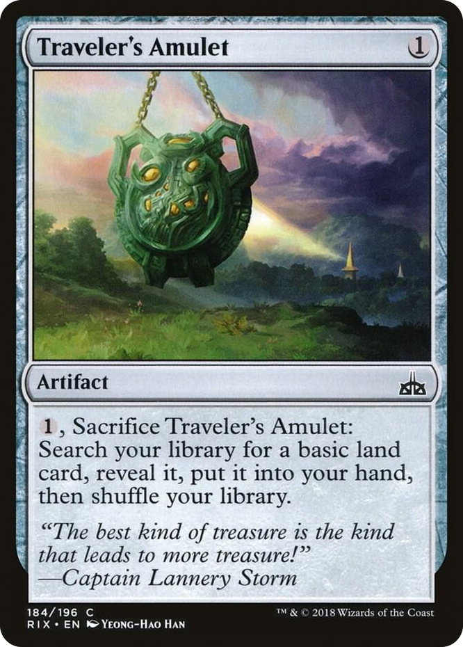 0184 Traveler's Amulet C Rivals of Ixalan