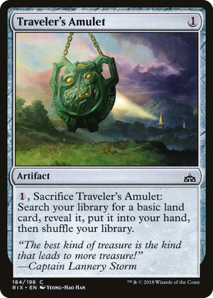 0184 Traveler's Amulet C Rivals of Ixalan