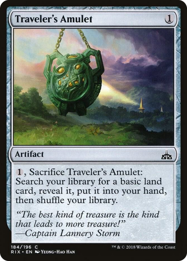 0184 Traveler's Amulet C Rivals of Ixalan