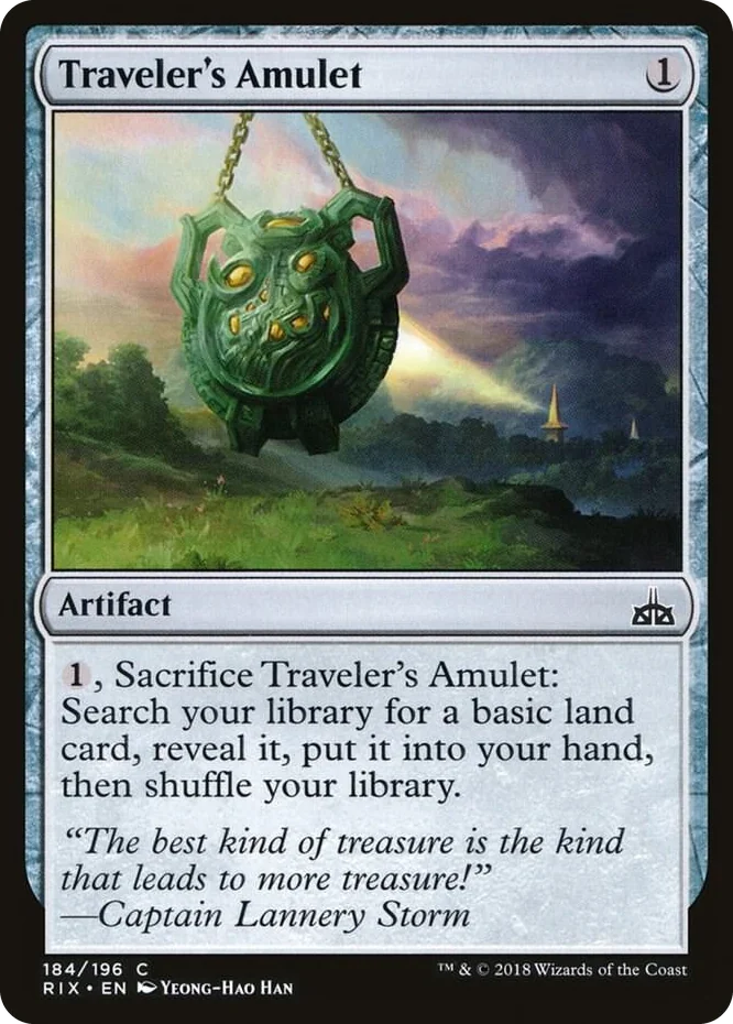 0184 Traveler's Amulet C Rivals of Ixalan