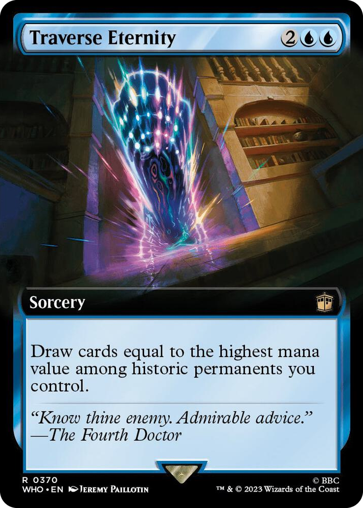 0370 Traverse Eternity (Extended Art) R Universes Beyond: Doctor Who