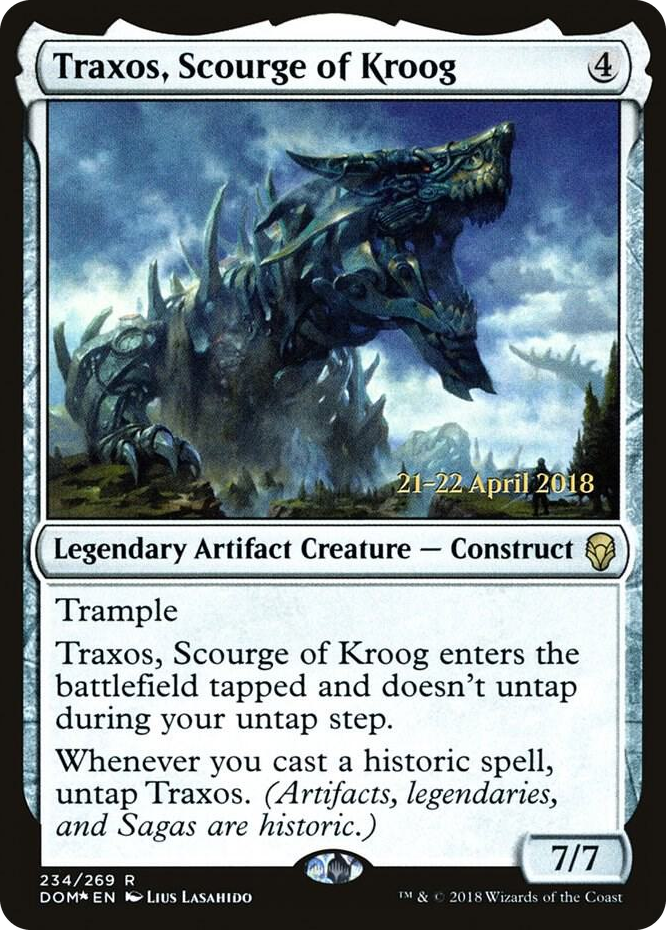0234 Traxos, Scourge of Kroog R Prerelease Cards