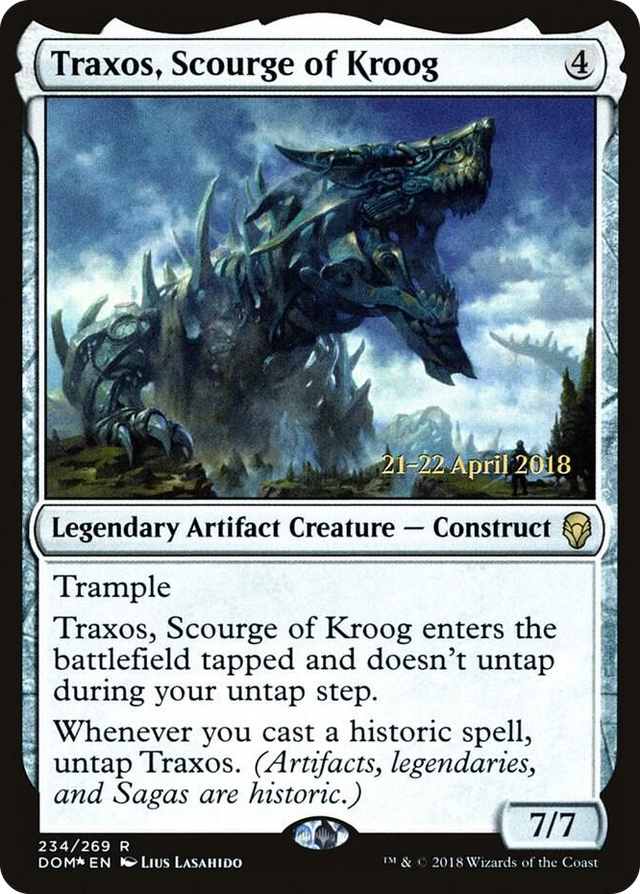 0234 Traxos, Scourge of Kroog R Prerelease Cards