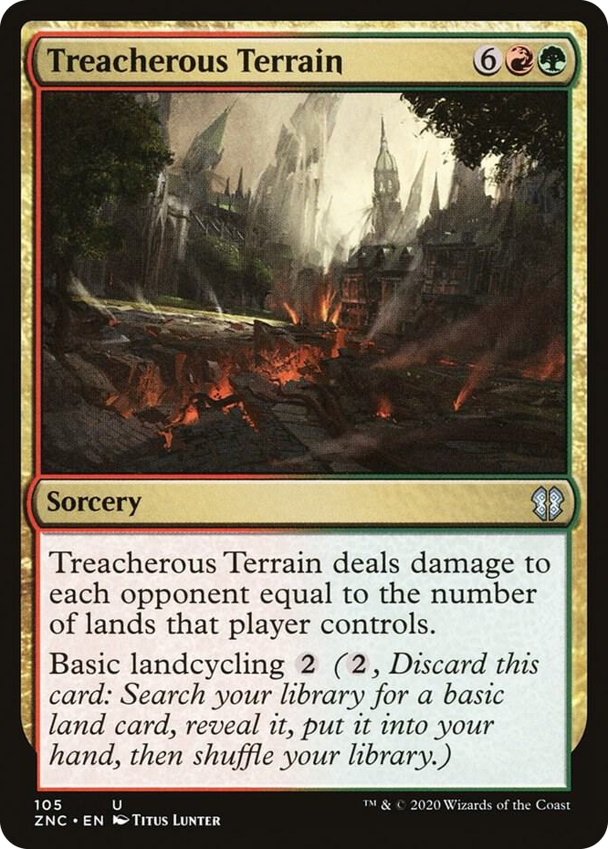 0105 Treacherous Terrain U Commander: Zendikar Rising