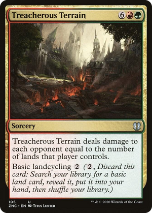 0105 Treacherous Terrain U Commander: Zendikar Rising