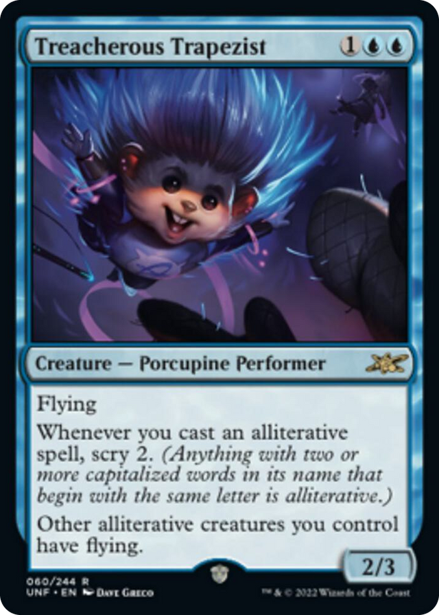 0060 Treacherous Trapezist R Unfinity