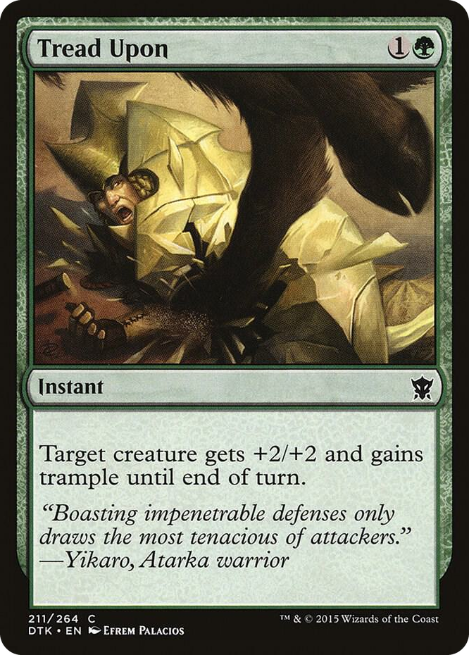0211 Tread Upon C Dragons of Tarkir