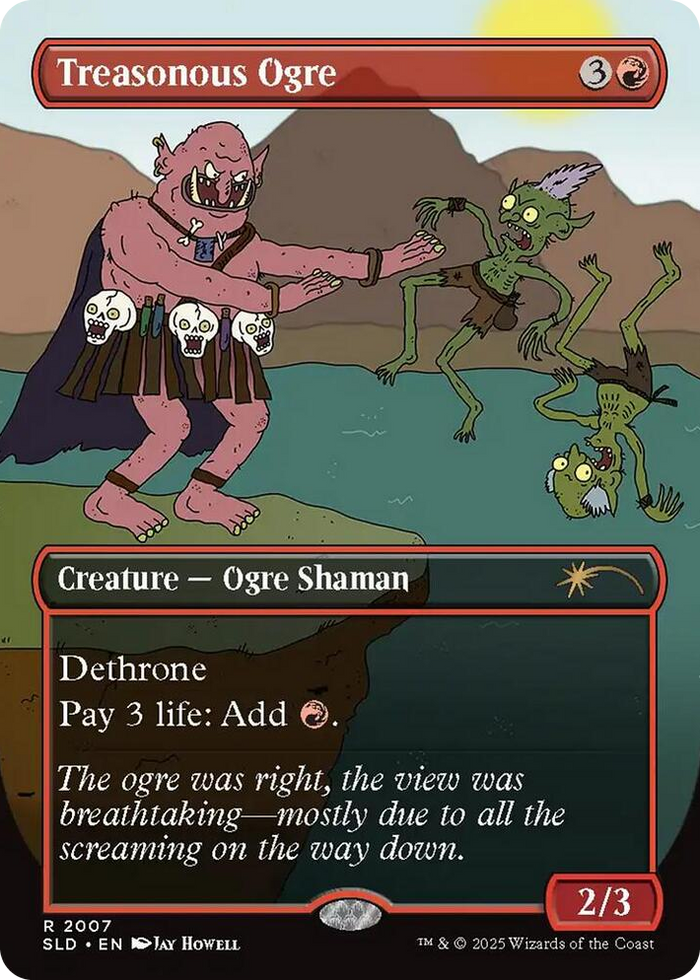Treasonous Ogre #2007 R - Secret Lair Drop Series Pokemon card
