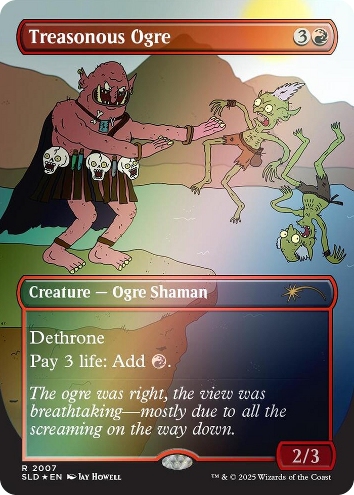 Treasonous Ogre (Rainbow Foil) #2007 R - Secret Lair Drop Series Pokemon card