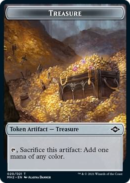 0020 Treasure (020) // Thopter Double-Sided Token T Modern Horizons 2