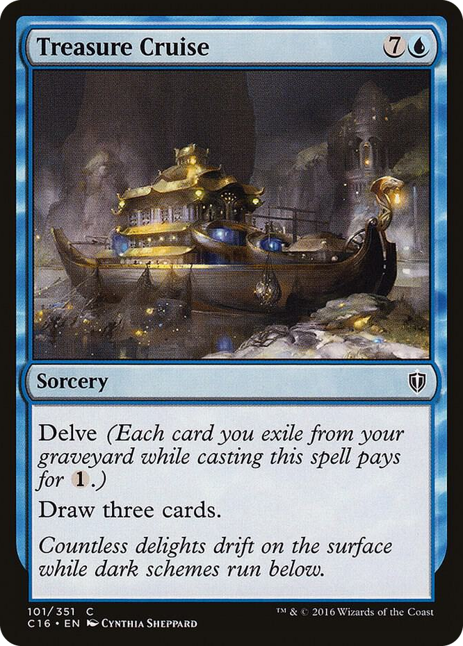 Treasure Cruise #101 C - Commander 2016 Pokemon card