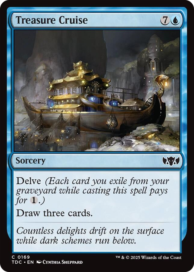 0169 Treasure Cruise C Commander: Tarkir: Dragonstorm