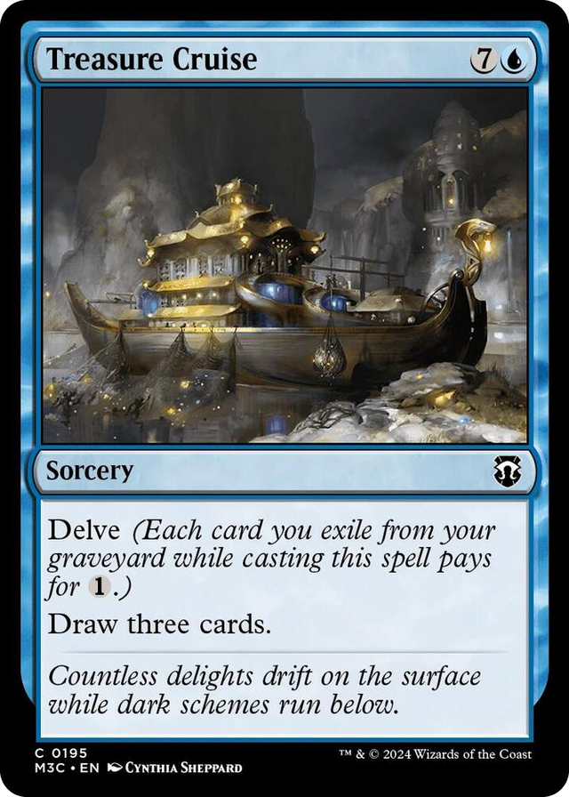 0195 Treasure Cruise C Commander: Modern Horizons 3