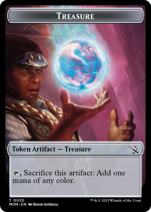 0020 Treasure // Gremlin Double-sided Token T March of the Machine