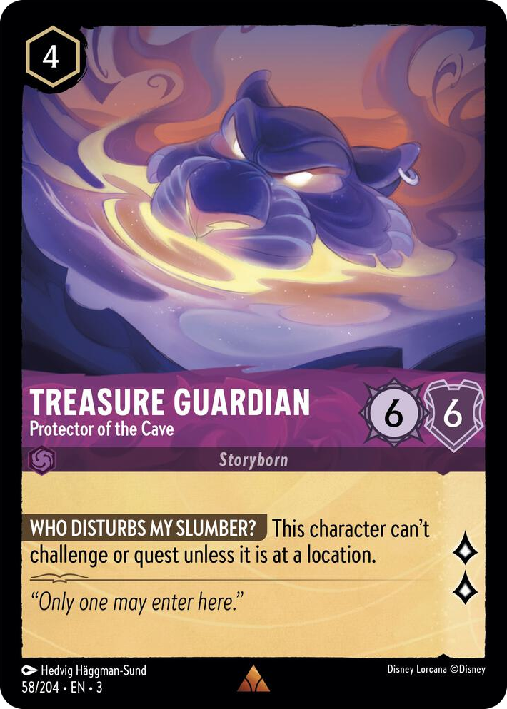 0058 Treasure Guardian - Protector of the Cave Rare Into the Inklands