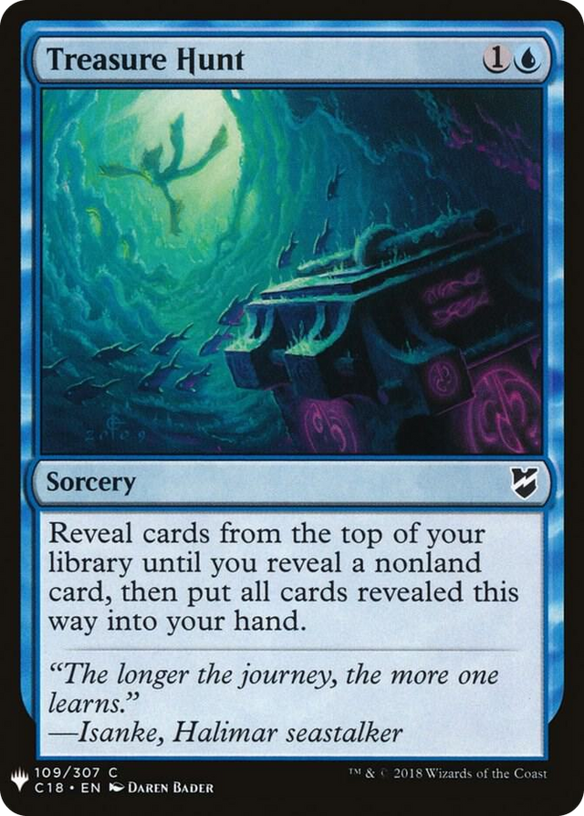 0109 Treasure Hunt C The List Reprints