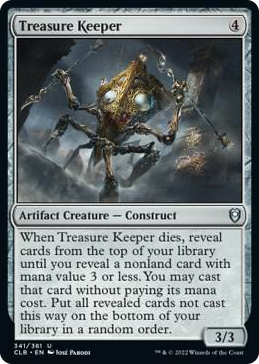 Treasure Keeper #341 U - Commander Legends: Battle for Baldur's Gate Pokemon card
